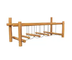 Подвесной мостик HARDWOOD «Долгопрудный» Подвесы – армированный канат