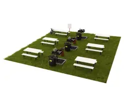 Мангальная зона №2 на 37 мест