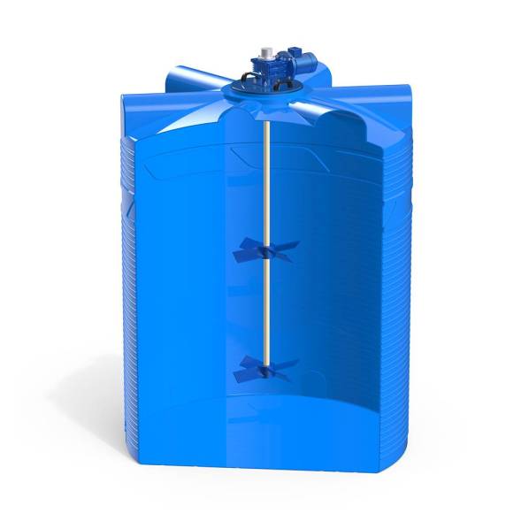 Емкость V 6000 литров с лопастной мешалкой