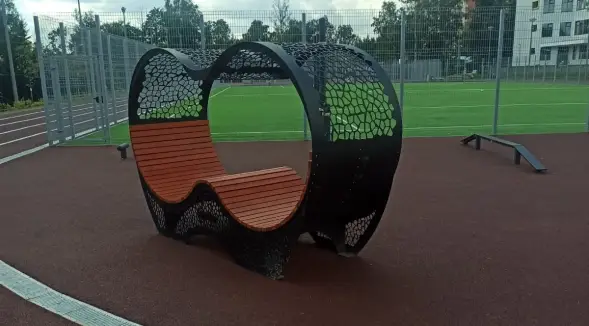 Скамейка стальная «Филигран Инфинити»