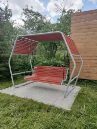 Садово-парковые качели «Грани Вуд» Лиственница