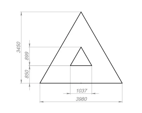 Модульная скамейка «Пуатье» Треугольная
