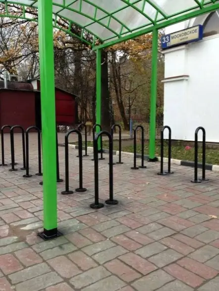 Велопарковка с навесом Velo-12