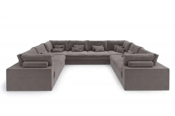 Диван Элизиум 8 модулей Вельвет-люкс - премиум