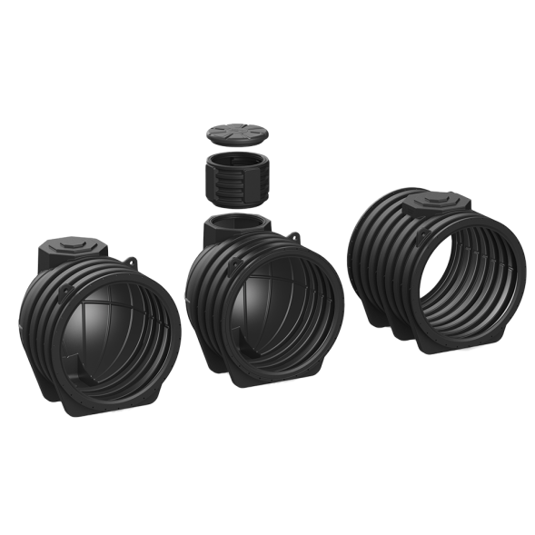 Емкость для дизельного топлива подземная горизонтальная, 15000 л, черный [TDLDT15000Y1]