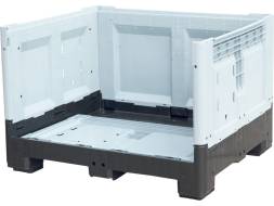 Крупногабаритный универсальный разборный контейнер на ножках DPF-Box 1210S, 1200x1000x800 мм, серый [DPF-Box 1210S-F(4)]