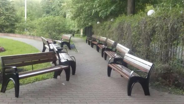 Скамейка чугунная «Волна» 1,5 м