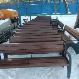 Скамейка чугунная «Волна» 1,5 м