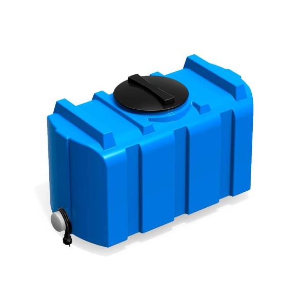 Бак пластиковый для летнего душа Полимер-Групп R 200 л, черный [DR200S1]