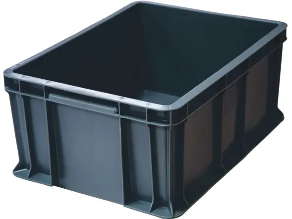 Ящик пластиковый сплошной, 400×300×180 мм, 16.6 л, белый [702.03.02 М]