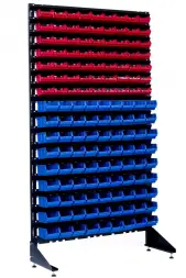 Стеллаж с пластиковыми ящиками 1801-7/9/0 K-S