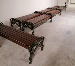 Банкетка чугунная «Трон» 1,5 м