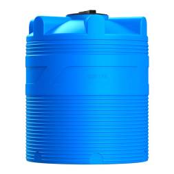 Емкость (резервуар) пластиковая вертикальная с крышкой, 1000 л, синий [TV1000S13]