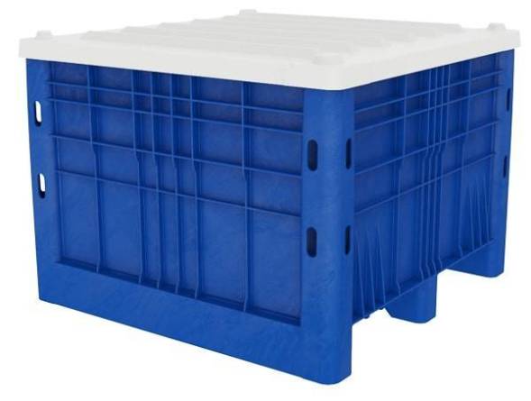 Большой пластиковый контейнер Type 1120, сплошной с крышкой