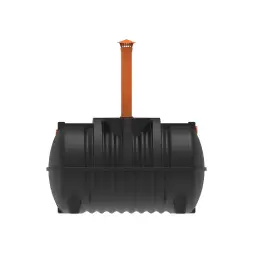 Емкость подземная Rostok G 2800 шахта c входом 110 мм