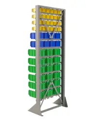 Стойка Стелла-техник односторонняя D1-04-02-06 с ящиками, 2020х735 мм