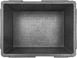 Термобокс пенополипропиленовый с крышкой STP Normal, 400х300х220 мм, 14 л, 40 кг/м3