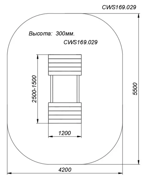 Песочница BALKWOOD «Мемфис»