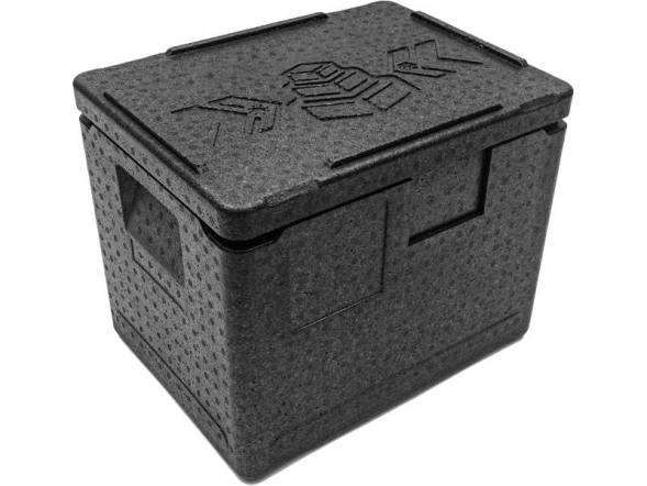 Термобокс пенополипропиленовый с крышкой STP PRO, 400х300х220 мм, 18 л, 55 кг/м3