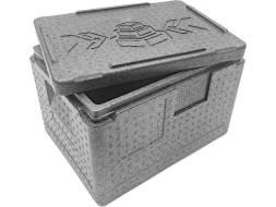 Термобокс пенополипропиленовый с крышкой STP Light, 400х300х270 мм, 18 л, 30 кг/м3