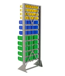 Стойка Стелла-техник односторонняя D1-05-04-04 с ящиками, 2020х735 мм