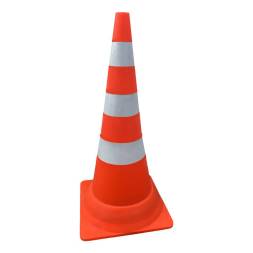 Конус дорожный 750 мм, 3 светоотражающих полосы, утяжелитель