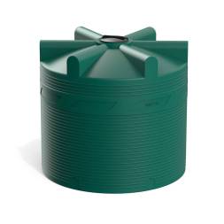 Емкость (резервуар) пластиковая вертикальная с крышкой, 8000 л, синий [TV8000S13]