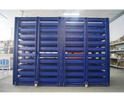 Стеллаж для горизонтального хранения листового металла, 3000х1500 мм, 5 ярусов, синий [КГ049515]