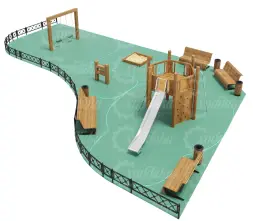 Средняя детская площадка 165 м2 №9