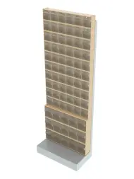 Стойка бежевая напольная Стелла-техник 404-00-10-03-B