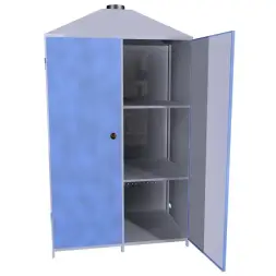 Шкаф для аккумуляторов ШМА-02 1200x790x2100 мм Синий