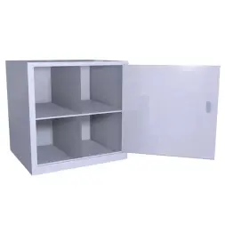 Металлический шкаф ХПГ 4В для СИЗ и противогазов 450x450x400 мм Светло-серый