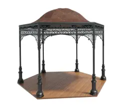 Беседка «Сити Гранд» шестигранная, R2250 мм Без подиума