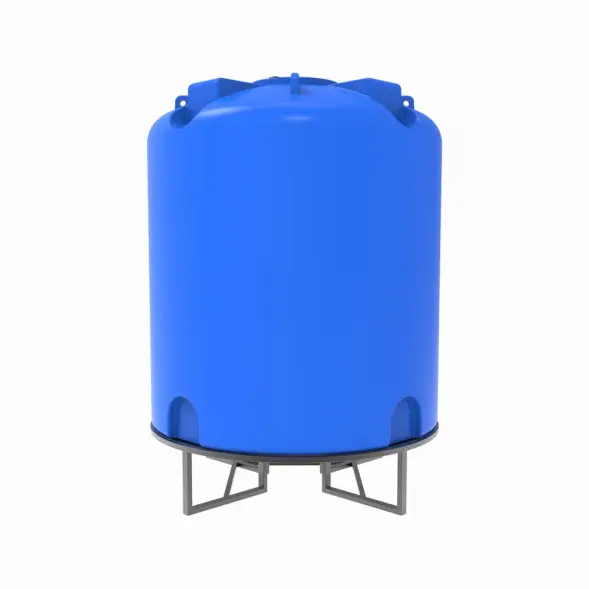 Емкость TR 10000 л под плотность до 1,2 г/см3 синяя на основании для полного слива F