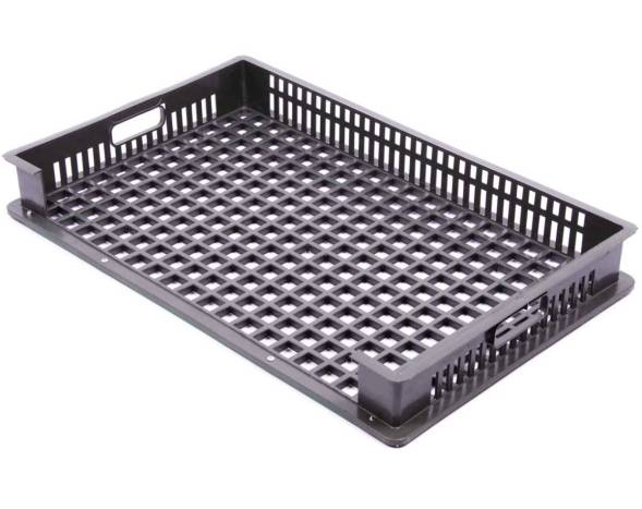 Пластиковый лоток трехбортный 740х465х95 перфорированный