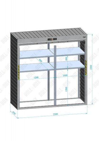 Шкаф в паркинг ROLL‑BOX IN STOCK M-1