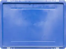 Крышка для пластикового евроконтейнера KLT, 600х400 мм, синий [501 KLT]