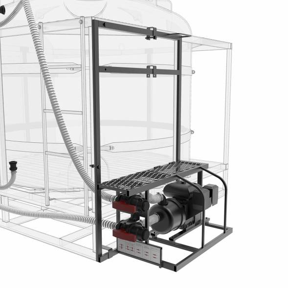 Комплекс насосный 600л/мин для воды ZПО2