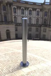 Столбик парковочный нержавеющий Плоский