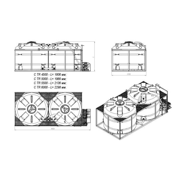 Комплекс насосный 817л/мин для КАС BО2 G2