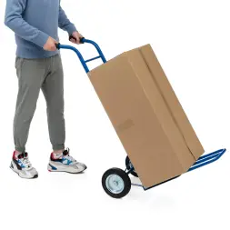 Тележка грузовая Стелла-техник КГ-150-200-И с откидной полкой, грузоподъемность 150 кг