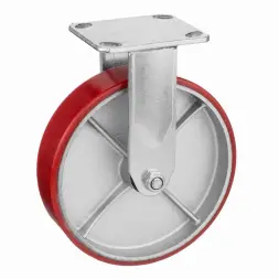 Колесо полиуретановое Стелла-техник 1041-200 неповоротное, диаметр 152мм, грузоподъемность 460кг