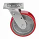 Колесо полиуретановое Стелла-техник 1043-152 поворотное, диаметр 152мм, грузоподъемность 360кг