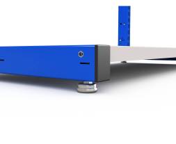 Стойка двухсторонняя для пластиковых ящиков ДВК SORTEX 1915-2 №1-4, синий [КГ030398]