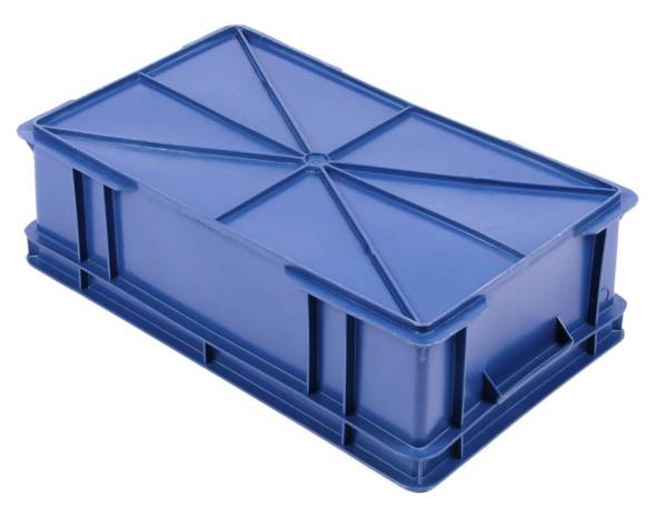 Пластиковый ящик 590х360х180 сплошной без ручек