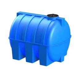 Емкость пластиковая горизонтальная для хранения воды и дизельного топлива, 5000 л, синий [TG5000S13]