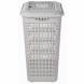 Корзина для белья 50л, светло-серый