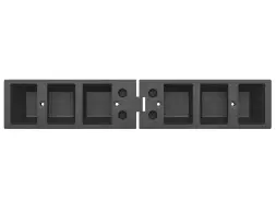 Концевая часть делиниатора КР-1,0-2 с выступом, скошенный угол