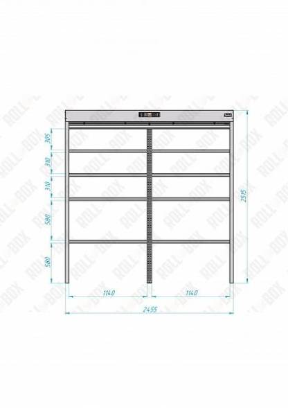 Роллетный шкаф ROLL-BOX SIMPLE Plus 24.07.44.V2-1