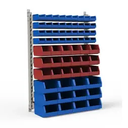 Стеллаж настенный №188 (1370х950х63)